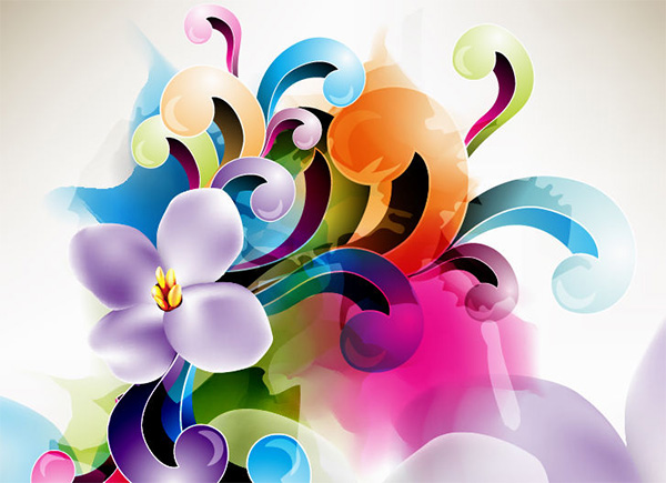 vector swirls shapes pastel free download free floral colorful background abstract 