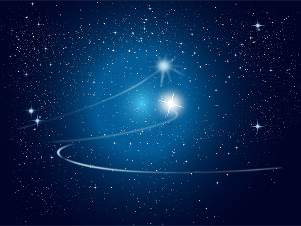 vector stars starry space outer space futuristic free download free flares dark constellations comets background 
