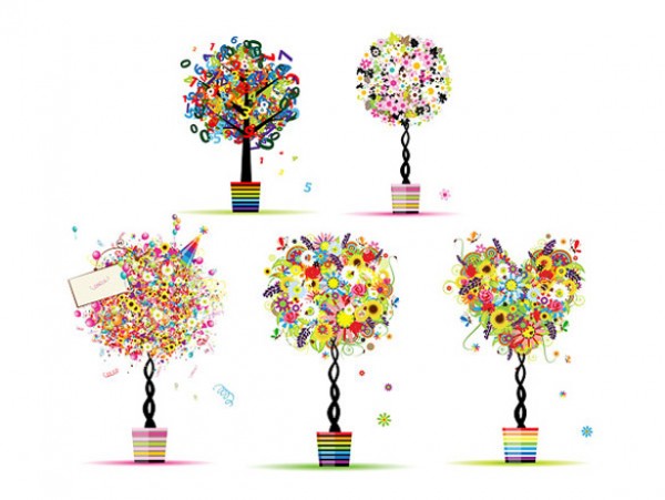 web Vectors vector graphic vector unique ultimate ui elements trees quality psd potted tree pot png Photoshop pack original new modern jpg illustrator illustration ico icns high quality hi-def HD fresh free vectors free download free flowers flower tree floral elements download design creative colorful trees bonsai AI abstract 