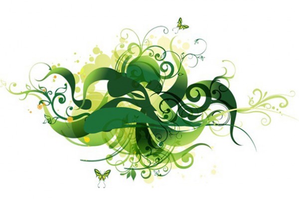 Vectors vector graphic vector unique swirl quality Photoshop pack original modern illustrator illustration high quality green fresh free vectors free download free floral download creative butterfly butterflies background AI 