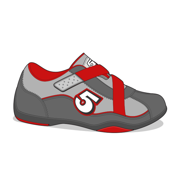 vector sports sneaker shoe running shoe kids 