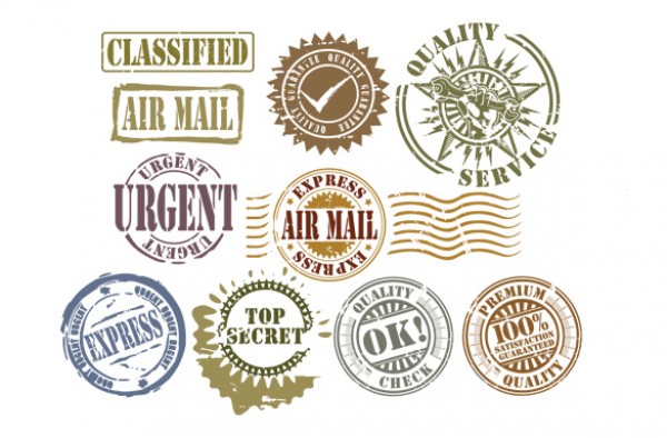 vector urgent ui top secret stamps stamp rubber quality control premium photomanipulation important express clean classified air mail 