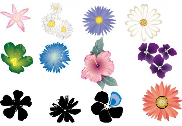 Vectors vector graphic vector unique summer spring quality Photoshop petals pack original nature modern illustrator illustration high quality fresh free vectors free download free flower floral download creative AI 