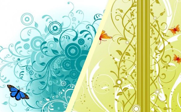 yellow white wave wallpaper vector graphic vector trendy swirls sun summer stars spring silhouette shape scroll retro red rays plant pattern orange nature natural leaf freebie free vectors free downloads 