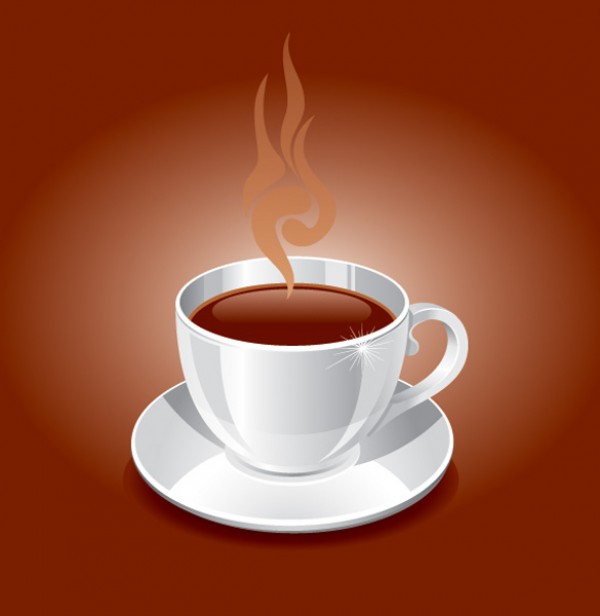 steaming cup of coffee clipart - photo #16