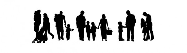 vector pack vector silhouette Photoshop people silhouette mother kid illustrator free vector free download father family EPS child cdr cc AI 