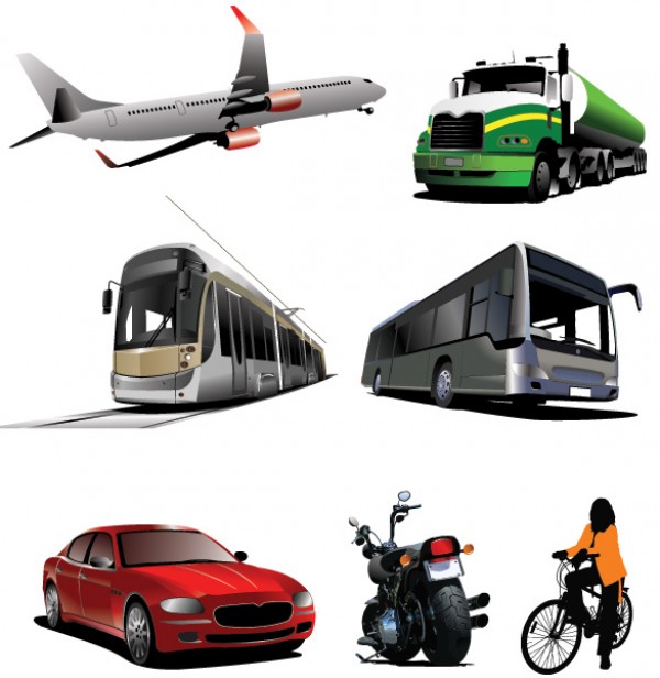 7 Transport Vehicle Vector Graphics - WeLoveSoLo
