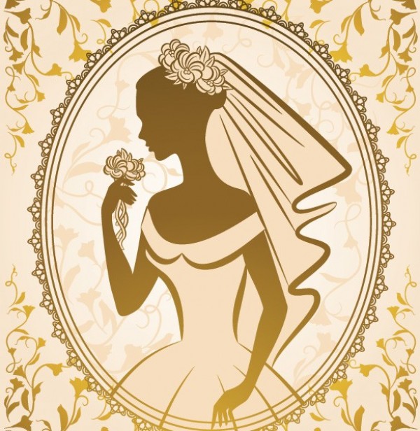 wedding web vintage vector unique ultimate ui elements stylish silhouette quality picture pack original new modern mirror image illustration high quality high detail hi-res HD graphic fresh free download free frame dress download detailed design creative bride bridal 