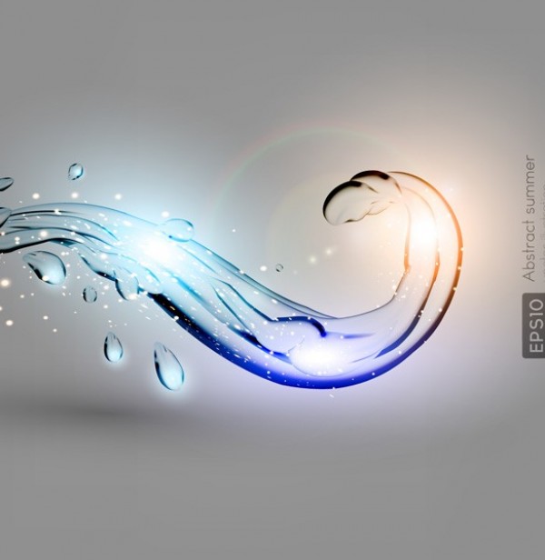 web water splash water vector unique ultimate ui elements stylish spray splash rainbow quality pack original new modern light interface illustration high quality high detail hi-res HD graphic fresh free download free elements drops droplets download detailed design creative 