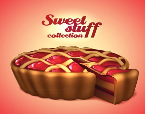 web vector unique ultimate sweets stylish quality pie pastry pastries original new illustrator homemade pie high quality graphic fresh free download free download dessert design delicious creative cherry pie 