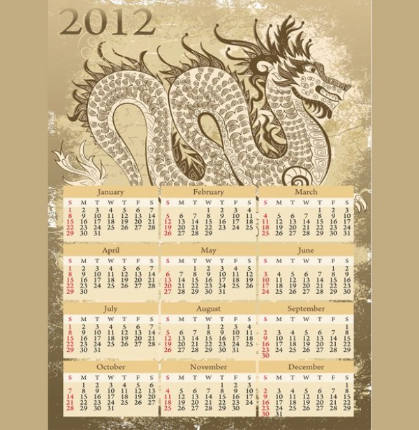 year of the dragon web vector unique ui elements stylish quality original new illustrator high quality graphic fresh free download free dragon download design creative chinese dragon calendar 2012 