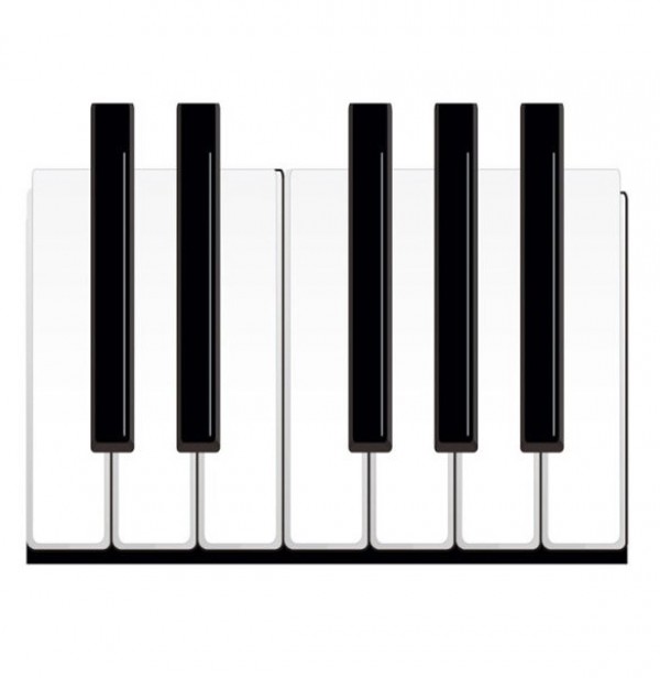 vector unique stylish quality piano octave piano keys piano original octave keys keyboard illustrator high quality graphic free download free download creative black and white 