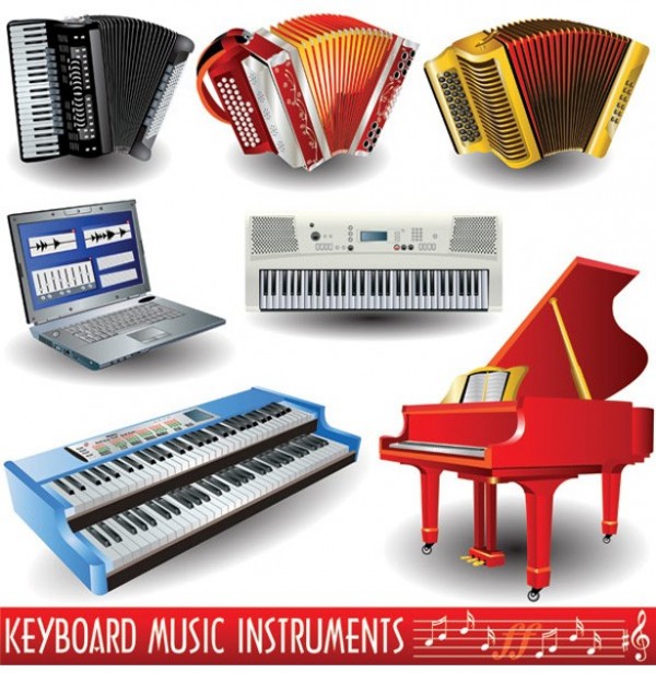 web vector unique ui elements stylish red piano red quality piano original organ new musical music laptop keyboard illustrator high quality hi-res HD graphic grand piano fresh free download free electronic piano download design creative computer accordion 