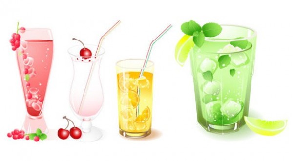 web vector unique ui elements stylish straw quality original new mint interface illustrator icy drinks ice high quality hi-res HD graphic glass fruit drinks fresh free download free elements drinks download detailed design creative cold cherries 