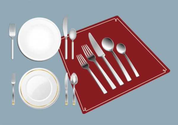 web vector unique ui elements stylish spoon silverware quality plate place setting original new napkin knife interface illustrator high quality hi-res HD graphic fresh free download free fork elements download dinnerware dinner detailed design cutlery creative 