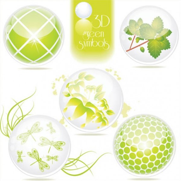 web vector unique ui elements symbols stylish shapes round quality original orb new leaves interface illustrator high quality hi-res HD green graphic fresh free download free elements eco dragonflies download detailed design creative 