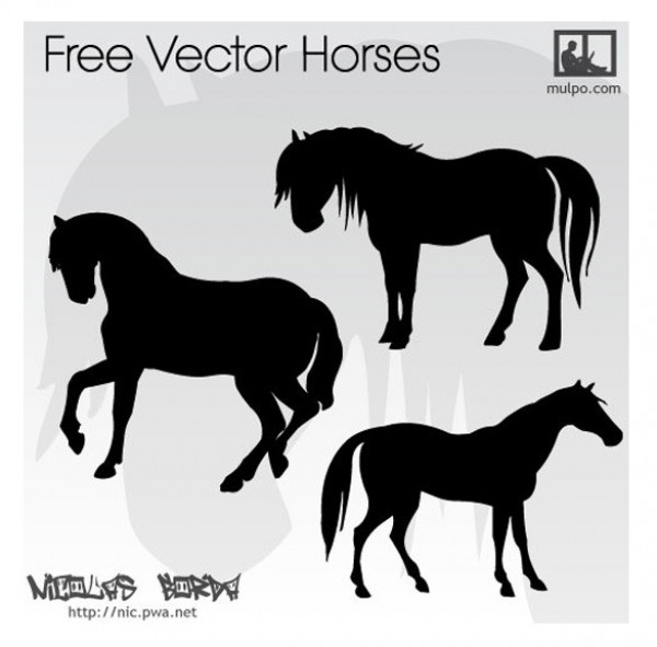 web vector unique ui elements stylish silhouette quality original new illustrator horse silhouette horse high quality hi-res HD graphic fresh free download free EPS download design creative AI 