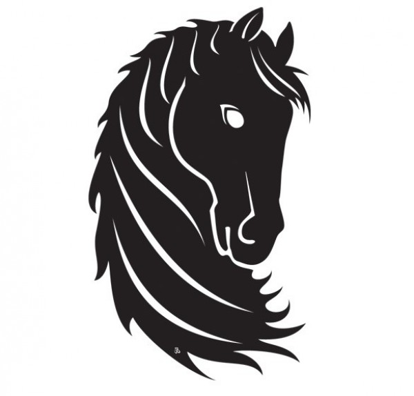 web vector unique ui elements stylish silhouette quality proud original new illustrator horse head horse high quality hi-res HD graphic fresh free download free EPS download design creative black arched 