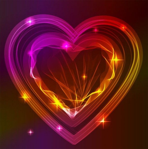 web vector unique stylish quality original neon illustrator high quality heart graphic fresh free download free fiery EPS electric download design dark creative colorful background abstract 