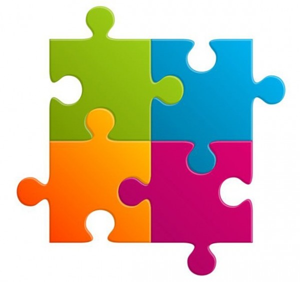web vector unique stylish set quality puzzle pink pieces original orange jigsaw puzzle illustrator high quality green graphic fresh free download free EPS download design creative connected colorful blue 