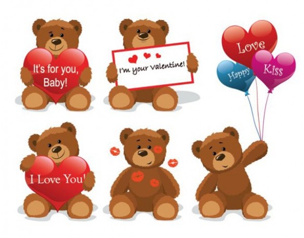 web vector valentines unique teddy bear stylish red quality original love kisses illustrator high quality hearts graphic fresh free download free download design creative balloons 
