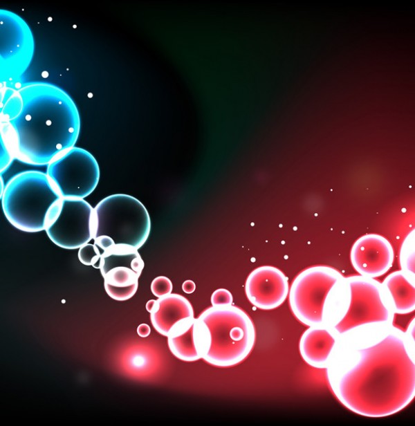 glow colorful circles background abstract 