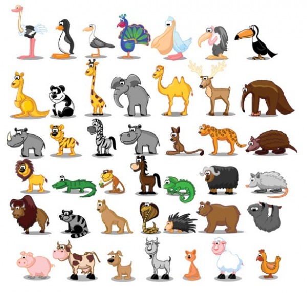 web vector animals vector unique ui elements stylish set quality pack original new lion kangaroo interface illustrator high quality hi-res HD graphic giraffe fresh free download free EPS elephant elements download detailed design creative cartoon animals cartoon birds bear animals 
