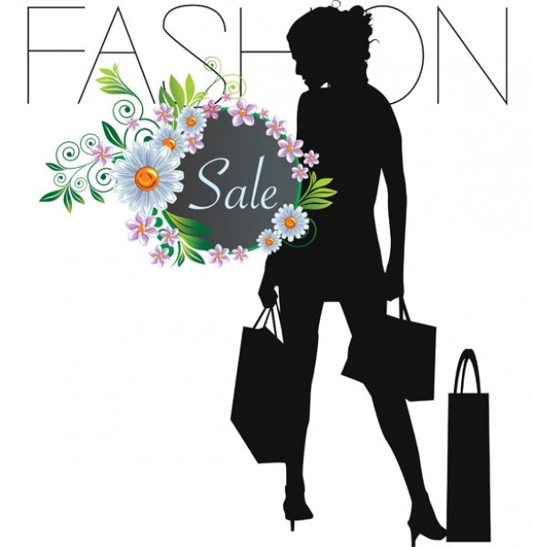 woman silhouette woman web vector unique ui elements stylish silhouette shopping bags shopping sale quality poster PDF page original new jpg interface illustrator high quality hi-res HD graphic fresh free download free floral fashion EPS elements download detailed design creative beauty AI 