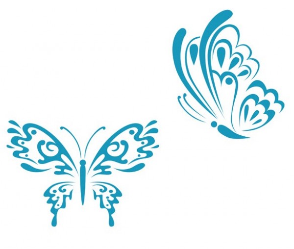 web vector unique ui elements tattoo stylish set quality PDF original new jpg interface illustrator high quality hi-res HD graphic fresh free download free EPS elements download detailed design creative butterfly butterflies blue 