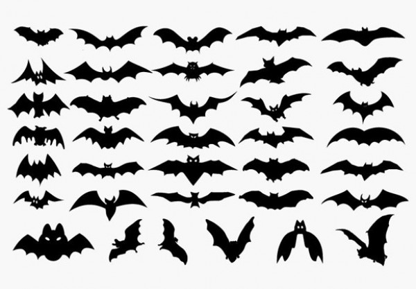 web vector unique stylish silhouette set scary quality pack original illustrator high quality halloween bats halloween graphic fresh free download free flying download design creative bats 