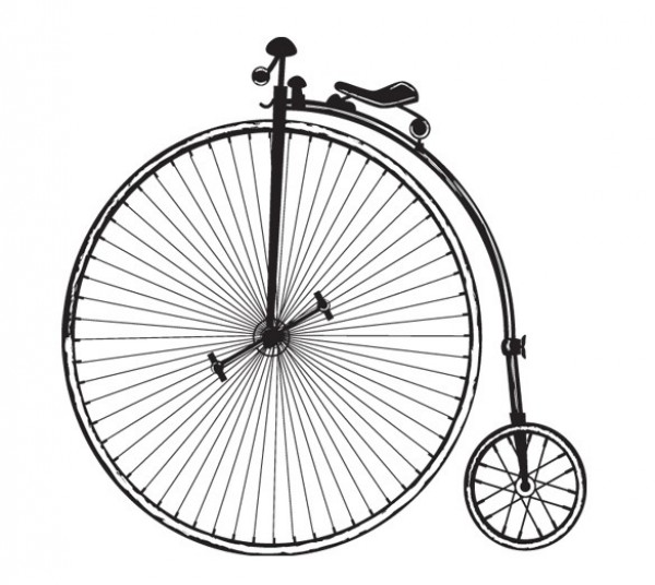 wheel web vintage vector unique ui elements tricycle tires stylish retro quality original old fashioned new interface illustrator high quality hi-res HD graphic fresh free download free EPS elements download detailed design creative big wheel bicycle 