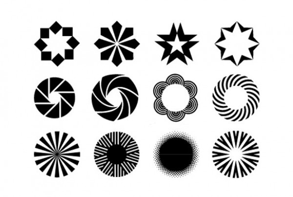 web vector star vector shapes vector circle shapes vector unique ui elements stylish star shapes star set quality original new interface illustrator high quality hi-res HD graphic fresh free download free elements download detailed design creative circular shapes AI 