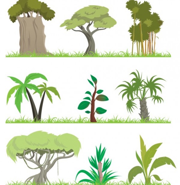 web vector tree vector palm tree vector unique ui elements trees stylish set quality palm tree original new jungle trees interface illustrator high quality hi-res HD grass border grass graphic fresh free download free EPS elements download detailed design creative cartoon border 