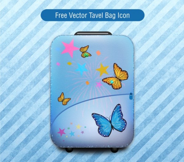 web vector unique ui elements travel case icon travel case travel bag travel suitcase icon suitcase stylish quality original new interface illustrator icon high quality hi-res HD graphic fresh free download free elements download detailed design creative case butterfly butterflies blue 