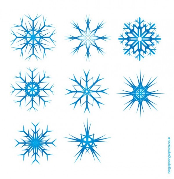 web vector snowflakes vector unique ui elements stylish snowflakes set quality original new intricate interface illustrator high quality hi-res HD graphic fresh free download free EPS elements download detailed design delicate creative blue 