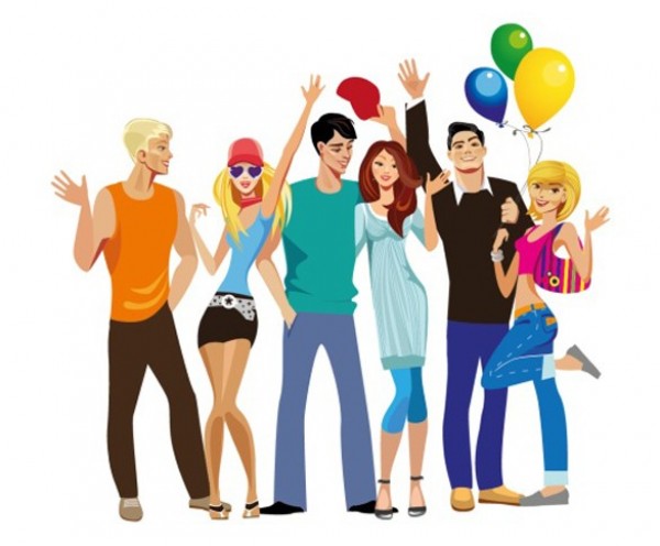 youth young people web vector unique ui elements trendy stylish quality original new interface illustrator illustration high quality hi-res HD happy guys group graphic girls fresh free download free EPS elements download detailed design creative balloons 