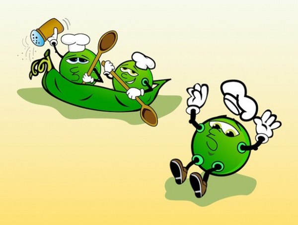 Tasty spoon Slip Salt Shaker salt Peas pea hat Grumpy funny food Fall cute cooks cooking cartoon cooking cook vector cook comic chef character cartoon AI 