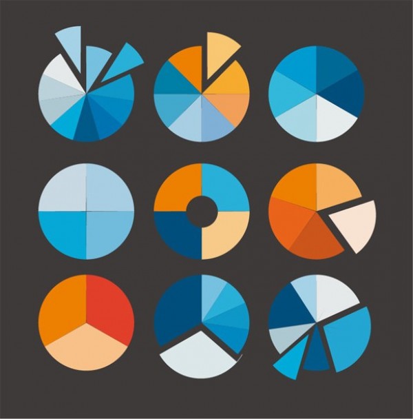 web vector pie chart vector unique ui elements stylish set quality pie chart percentage original new interface infographics illustrator high quality hi-res HD graphic fresh free download free EPS elements download detailed design creative colorful charts 