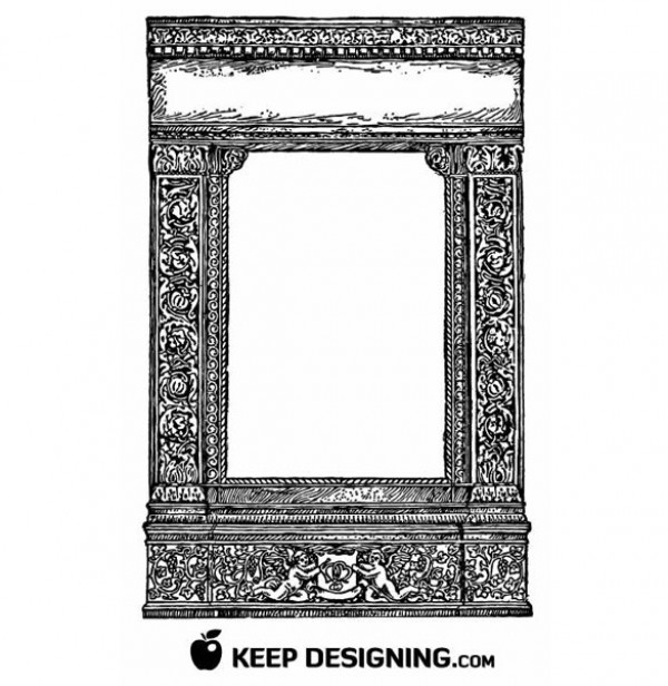 web vintage vector unique ui elements stylish relief quality pattern original new interface illustrator high quality hi-res HD graphic fresh free download free frame EPS engraved elements elegant download detailed design creative columns cherubs border antique frame antique border 