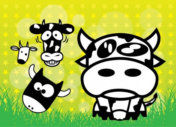 web vector unique ui elements stylish set quality pasture original new interface illustrator high quality hi-res HD grass graphic funny cows funny fresh free download free EPS elements download detailed design creative cows vector cows cow faces comical cows cartoon cows AI 