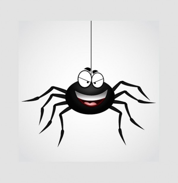 web vector spider vector unique ui elements teeth stylish spider smiling quality original new interface illustrator illustration high quality hi-res HD grinning graphic fresh free download free evil elements download detailed design creative black spider 