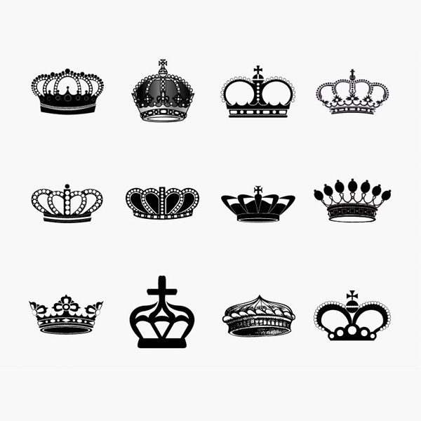 web vintage vector crowns vector unique ui elements stylish silhouette set royal queen quality original new king interface illustrator high quality hi-res heraldry crowns heraldry heraldic HD graphic fresh free download free EPS elements download detailed design crowns creative 