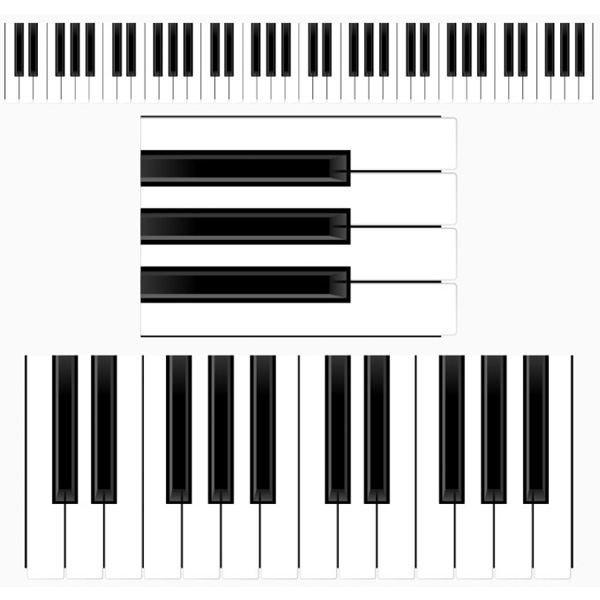 web vector piano keys vector unique ui elements stylish set quality piano keys piano keyboard piano original new keys keyboard interface illustrator high quality hi-res HD graphic fresh free download free elements download detailed design creative black and white AI 