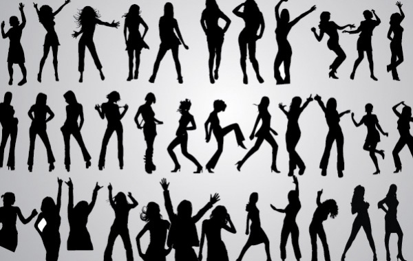 women silhouettes women woman web vector unique ui elements stylish set quality poses original new interface illustrator high quality hi-res HD graphic girls girl silhouettes girl dancing silhouette fun fresh free download free energetic elements download detailed design creative AI 