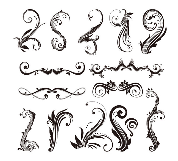 web vector unique ui elements stylish set scroll quality ornaments original new interface illustrator high quality hi-res HD graphic fresh free download free flourishes floral ui elements floral elements floral EPS elements download detailed design decorations creative 