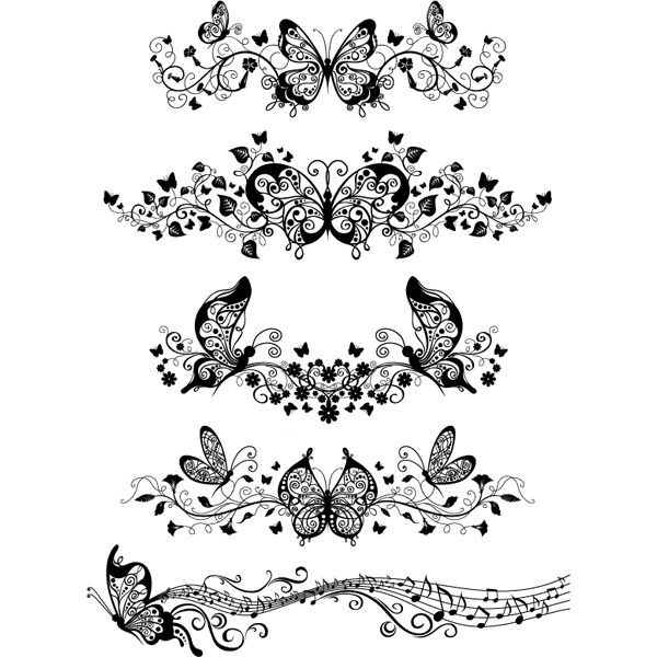 web vector unique ui elements swirls stylish set quality ornamental original new interface illustrator high quality hi-res HD graphic fresh free download free flourish floral elements floral EPS elements download detailed design decorative creative butterfly butterflies 