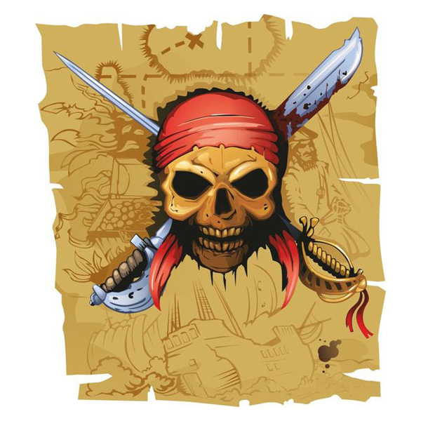 web weathered vector unique ui elements treasure map treasure tattered sword stylish skull ripped quality pirate skull pirate map pirate original old new map interface illustrator high quality hi-res HD graphic fresh free download free elements download detailed design dagger creative cdr blood 