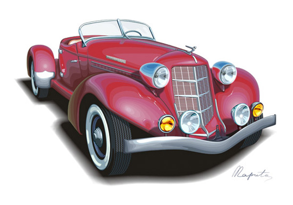 web vintage car vintage vector unique ui elements stylish sportscar speedster red quality original new interface illustrator iconic high quality hi-res HD graphic fresh free download free elements download detailed design creative cdr car Auburn Boattail Speedster Auburn Boattail 