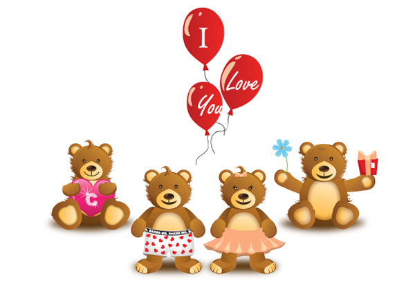 vector teddy bear vector twitter teddy bear teddies love free download free balloons 