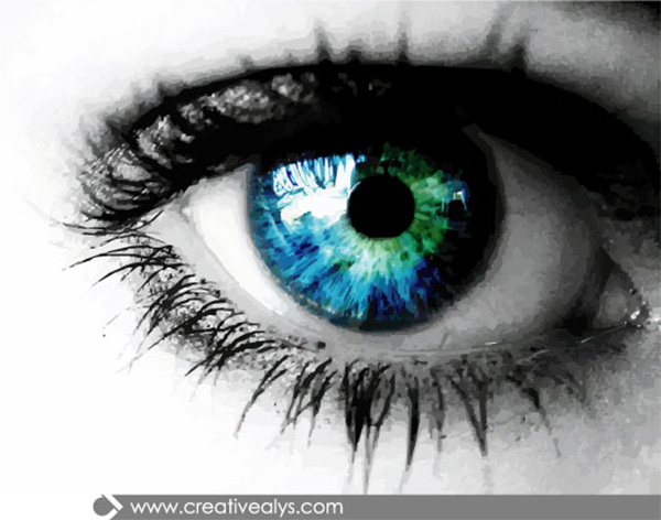 woman's vector eye vector iridescent human eye free download free eye closeup blue 